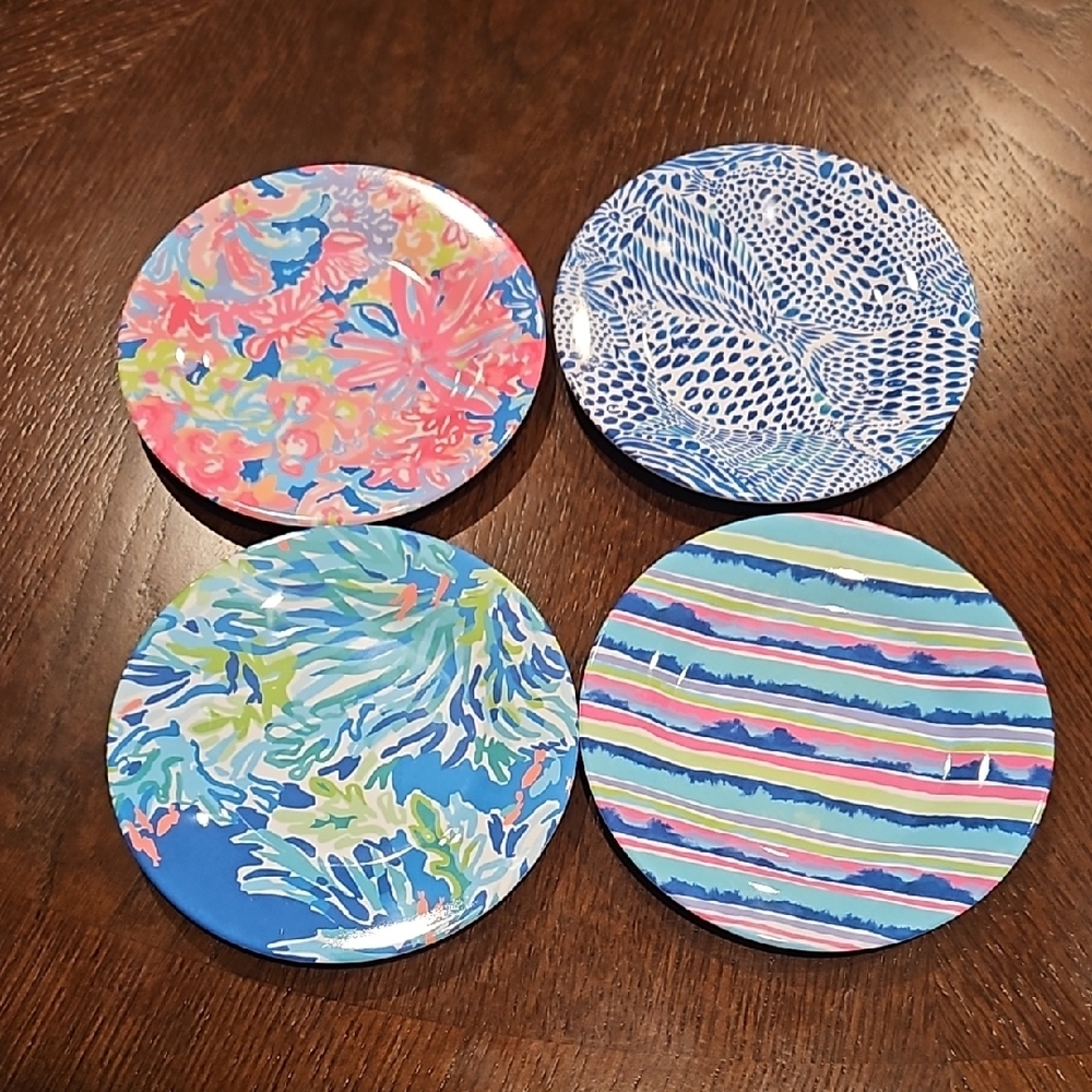 Lilly Pulitzer Appetizer Plate Set